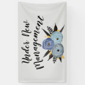 Aangepaste aanmaning bedrijfsbanner voor wijziging spandoek (Verticaal)