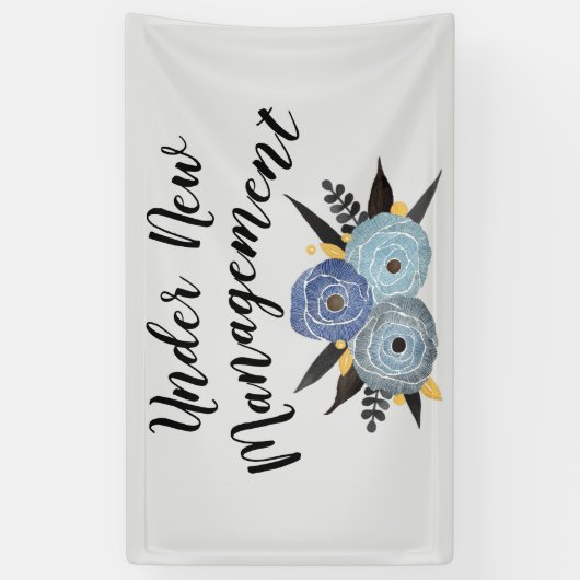 Aangepaste aanmaning bedrijfsbanner voor wijziging spandoek (Verticaal)