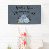 Aangepaste aanmaning bedrijfsbanner voor wijziging spandoek (Insitu)