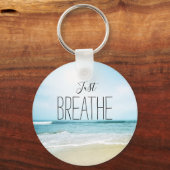 Aangepaste aanmoediging alleen maar ademruimte sleutelhanger (Voorkant)