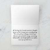 Aangepaste aanmoedigingskaarten voor kankerpatiënt kaart (Binnen)