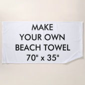 Aangepaste aanpasbare handdoek (Voorkant)