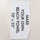 Aangepaste aanpasbare handdoek (Voorkant)