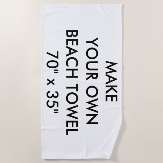 Aangepaste aanpasbare handdoek (Voorkant)