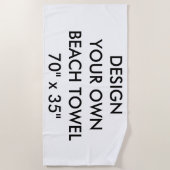 Aangepaste aanpasbare handdoek (Voorkant)