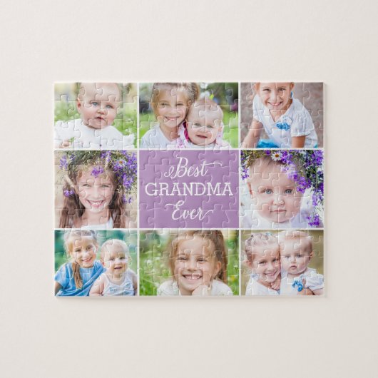 Aangepaste aanpasbare KLEUR voor beste ooit Legpuzzel (Horizontaal)