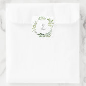 Aangepaste aanpasbare naamgeving van aangepast kop vierkante sticker (Tas)