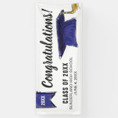 Aangepaste aanpassingen voor klasse 20XX Graduatio Spandoek (Verticaal)