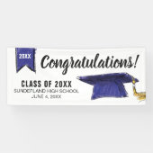 Aangepaste aanpassingen voor klasse 20XX Graduatio Spandoek (Horizontaal)