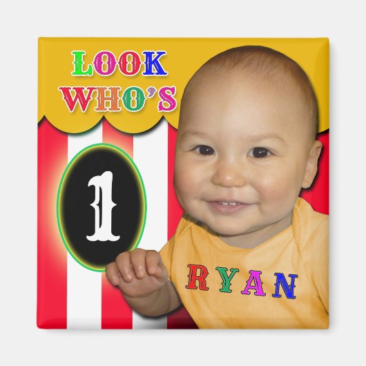 Aangepaste aanvraag Kijk wie er een is Magneet (Voorkant)