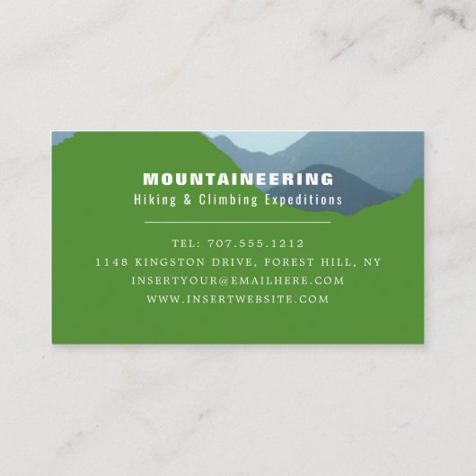 Aangepaste aanvraag voor ED Visitekaartje (Achterkant)