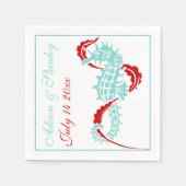 Aangepaste aanvraag voor zeepaarden servet (Voorkant)