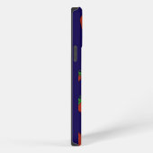 Aangepaste aardbei blauw iPhone hoesje (Rechterkant)