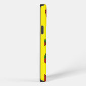 Aangepaste aardbei geel iPhone hoesje (Rechterkant)