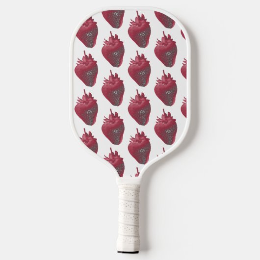 Aangepaste aardbei pickleball paddle (Achterkant)