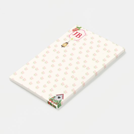 Aangepaste Aardbei Post-it® notes (Schuin)