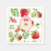 Aangepaste aardbei servet (Voorkant)