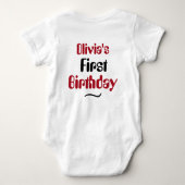 Aangepaste aardbeipunchbes op de top (Achterkant)