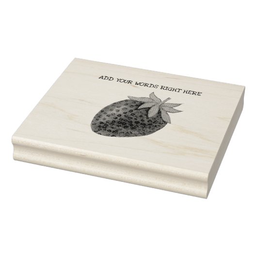 Aangepaste aardbeistempel rubberstempel (Stempel)