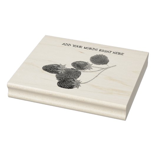 Aangepaste aardbeistempel rubberstempel (Stempel)