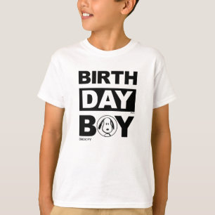 Aangepaste aardpinda's   Snoopy Birthday Boy T-shirt