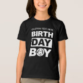 Aangepaste aardpinda's | Snoopy Birthday Boy Tri-Blend Shirt (Voorkant)