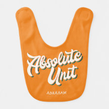 Aangepaste Absolute Unit Meme Funny Retro Typograf