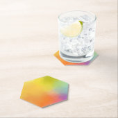 Aangepaste Abstract Art Geel Roze Rood Blauw Groen Kartonnen Onderzetters (Insitu)