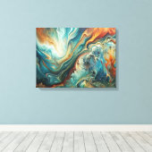 Aangepaste Abstracte Acryl Canvas (Insitu (Houten vloer))