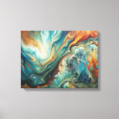 Aangepaste Abstracte Acryl Canvas Afdruk (Voorkant)