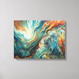 Aangepaste Abstracte Acryl Canvas Afdruk