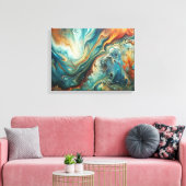 Aangepaste Abstracte Acryl Canvas Afdruk (Insitu (Woonkamer))