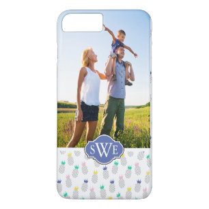 Aangepaste Abstracte ananassen voor foto's en mono Case-Mate iPhone Case