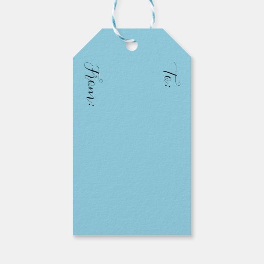 Aangepaste Abstracte Art Deco Kleurrijke Modern Cadeaulabel (Achterkant)