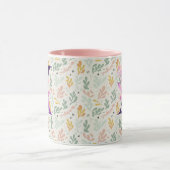 Aangepaste Abstracte Boho Chic Monogram Mok - X (Midden)