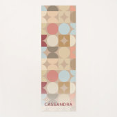 Aangepaste Abstracte cirkels Mod Fusion Pop Art Pa Yogamat (Voorkant)