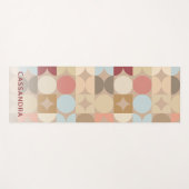 Aangepaste Abstracte cirkels Mod Fusion Pop Art Pa Yogamat (Voorkant (horizontaal))