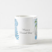 Aangepaste Abstracte Floral Koffiemok (Center)