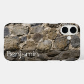 Aangepaste Abstracte foto van Rustige Rock Wall Case-Mate iPhone Case (Achterkant (horizontaal))