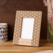 Aangepaste Abstracte gegraveerde houten Lijst Lijstjes (Links)