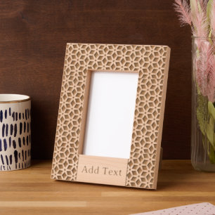Aangepaste Abstracte gegraveerde houten Lijst Lijstjes