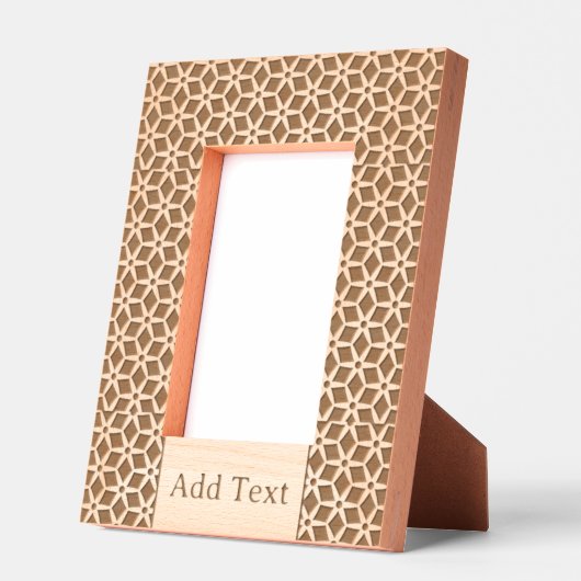 Aangepaste Abstracte gegraveerde houten Lijst Lijstjes (Links)