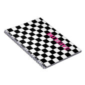 Aangepaste Abstracte geometrische heuptest Notitieboek (Rechterzijde)