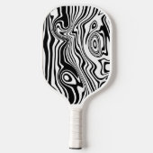 Aangepaste Abstracte golven voor Pickleball Paddle (Achterkant)