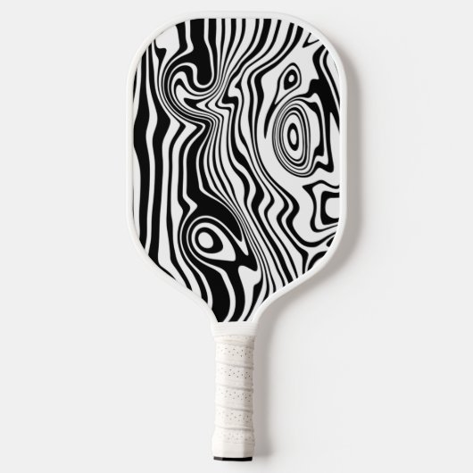 Aangepaste Abstracte golven voor Pickleball Paddle (Achterkant)