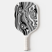 Aangepaste Abstracte golven voor Pickleball Paddle (Voorkant)