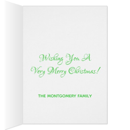 Aangepaste Abstracte gouden kerstboom met groen li (Binnen (Rechts))