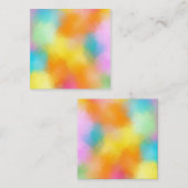 Aangepaste Abstracte illustraties kleurrijke lege Notitiekaartje (Voorkant / Achterkant)