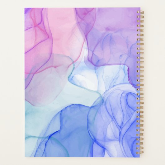 Aangepaste Abstracte jaarplanning Planner (Achterkant)