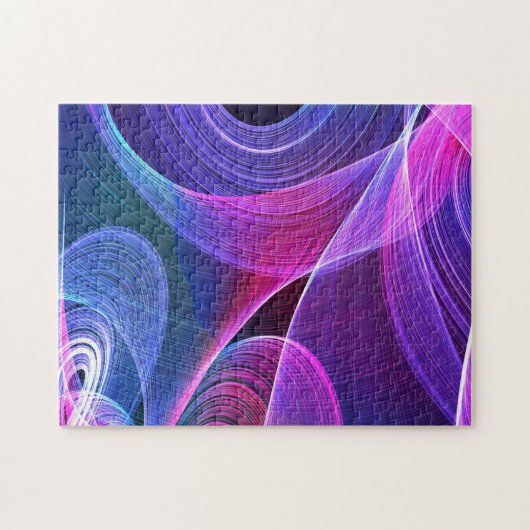 Aangepaste abstracte kleur legpuzzel (Horizontaal)